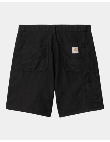 Walter Linen Single Knee Short | Black outlet