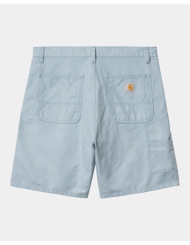 Walter Linen Single Knee Short | Misty Sky destockage