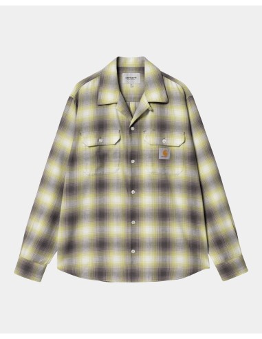 Blanchard Check Shirt | Arctic Lime destockage