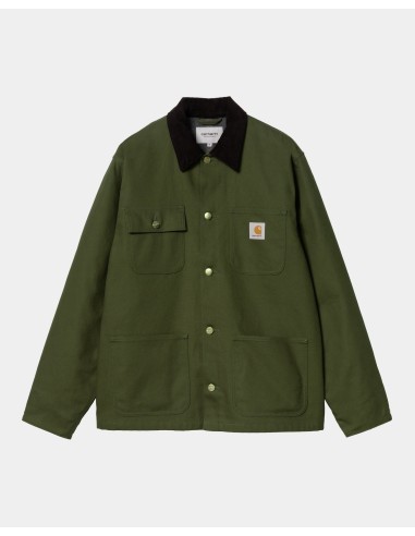 Michigan Chore Coat (Winter) | Tarragon / Black (rigid) français