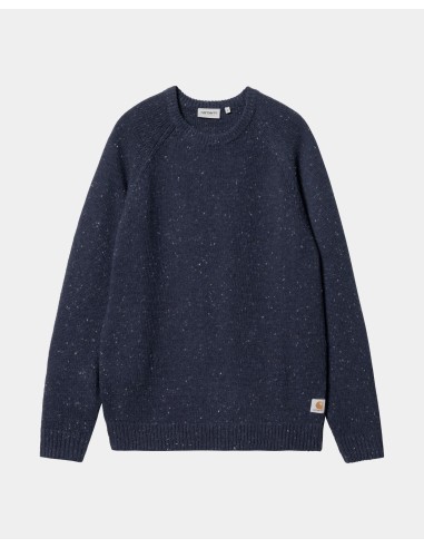 Anglistic Sweater | Speckled Air Force Blue le concept de la Pate a emporter 