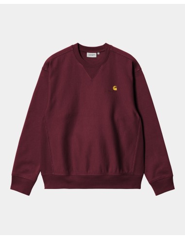 American Script Sweatshirt | Malbec destockage