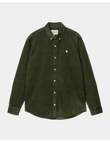 Madison Cord Shirt | Tarragon / Wax de technologie