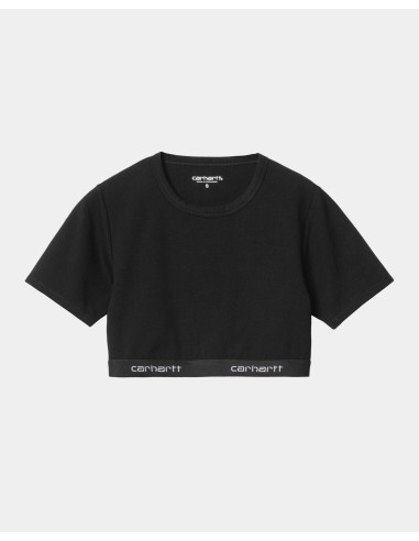 Script Crop Top | Black de France