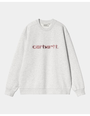 Women’s Carhartt Sweatshirt | Ash Heather / Dusty Rose la livraison gratuite